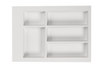 Insert pentru sertar 400 Axispace, culoare alba