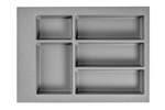Insert pentru sertar 400 Axispace, culoare antracit