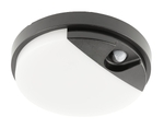 Aplica rotunda TULON cu senzor 15W 1350lm 4000K AC220-240V IP54 neagra