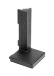 Coltar exterior profil Vello L negru