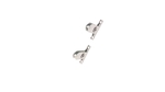 Conector front extern pt sertare AXIS PRO AB (set 2 buc) antracit