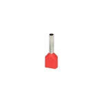 Pin sertizare dublu rosu 1mm2 L sertizare: 10mm set 100 buc