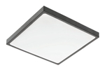 Plafoniera ALTAR 295x295mm 4000K 24W 1680lm IP44 neagra