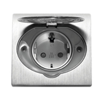 Priza Schuko IP44 otel inoxidabil incastrabila