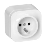 Priza simpla alba ToDo 16A/230VAC IP20 aplicata
