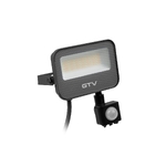 Proiector LED cu senzor PIR DOVER 20W 2200lm CCT AC180-250V IP66 gri