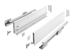 Sertar AXISPRO 500 mm alb inaltime medie H116 soft-close