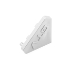Set 10 capete profil de colt GLAX alb