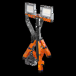 Set 2 proiectoare LED LAVILED 2x50W 9000lm 4000K CRI>90 IP65 cu trepied si geanta