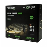 Set banda COB 24V 3000K 7W/m 630lm/m IP20 5m