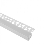Set profil aluminiu GP1S incastrat (RIGIPS 1 LATURA) ALB + dispersor alb laptos 2m