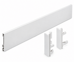 Set sistem ModernBox patrat pentru sertar inalt interior (panou + conectori), alb