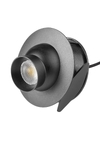 Spot reglabil LED Point 12V DC 1.2W 65lm 4000K negru cablu 1.5m