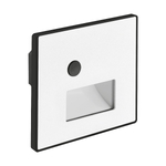 Spot trepte cu senzor CCT 1.2W 58lm IP20 patrat alb
