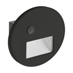 Spot trepte cu senzor CCT 1.2W 58lm IP20 rotund negru