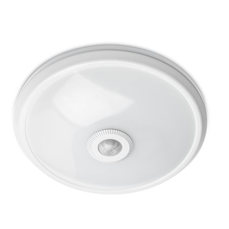 Siesta bowl Overdraw Plafoniera/aplica LED cu senzor de miscare inclus 16W 1200lm IP20  AC220-240V 360° lumina neutra 4000K casa scarii - Global Electric & Lighting